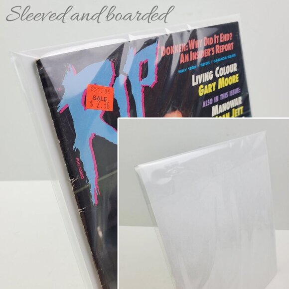 RIP Magazine DRI Living Colour Anthrax Metallica RATT May 1989 Old Stock Unread - Picture 4 of 12